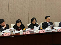 张辰副主委参加上海市十五届人大一次会议分组讨论