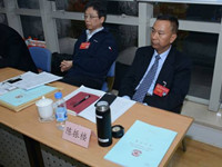 陈振楼原副主委参加上海市政协十三届一次会议分组讨论