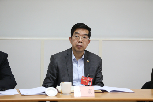 黄震主委参加上海市政协十三届二次会议分组讨论